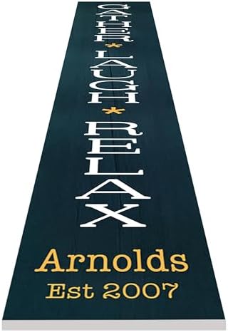 Personalized Welcome Sign for Front Door, Custom Welcome Sign for Porch Outdoor Welcome Home Decorations, 48"x8" PVC Sign (Design 12) - Image 4
