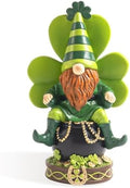 7.7" St Patricks Day Decorations, Leprechaun Figurine Pot of Gold by Bechivie