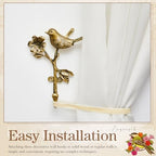 4 Pack Vintage Bird Hooks for Wall Decorative Hooks,5.5 to 5.9 in - Image 6