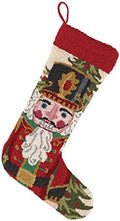 Peking Handicraft 31SJM4885CMC Hook Stocking Nutcracker in Red Hook Stocking, 13x21 by Peking+Handicraft