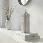 iwa concept Islamic Minaret Table Decor Statue, 3D Acrylic Mosque Sculpture, Modern Minimalist Interlocking Statue for Ramadan, Eid and Muslim Home - Image 7