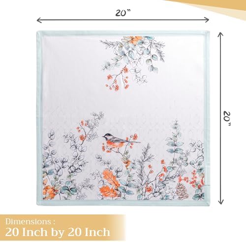 Maison d' Hermine Cloth Napkins Set of 4 Reusable 100% Cotton (20" x 20") - Image 4