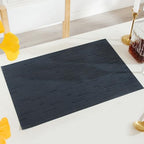 PIGCHCY Placemats Set of 12 Washable Durable Place Mats Vinyl Heat Resistant Non-Slip Table Mats Indoor Outdoor (Midnight Blue) - Image 5