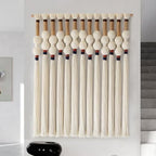 Macrame Wall Hanging Boho Wall Art Handmade Spherical Knot 27" W x 33" L - Image 4