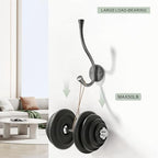 SAILING 3 Pack Coat Hooks - Antique Nickel Coat Hooks Decorative Wall Hooks for Bathroom Living Room Bedroom Hanger for Robe Dressing Room Fitting Room - Image 2
