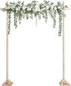 Ling's Moment 6.5FT Floral Garland Sage Green & White by LingsMoment