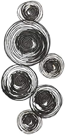 Deco 79 Metal Plate Home Wall Decor Wall Sculpture with Textured Pattern, Wall Art 42" x 1" x 27", Gold - Image 7