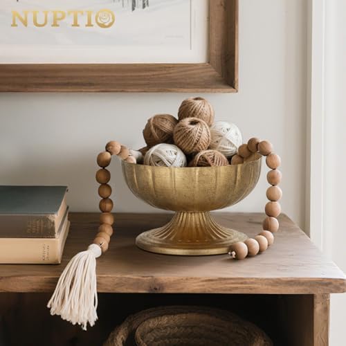 NUPTIO Gold Compote Vase for Centerpiece, 8.5" Wide Opening, 2 Pcs - Image 4