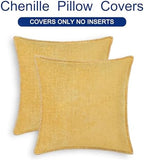 CaliTime Decorative Couch Throw Pillow Covers 22 X 22 Inches Gold - Image 6