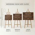 Personalized Country Garden Wedding Welcome Sign - Custom 3D Wood Ceremony Entrance & Reception Board for Rustic Barn, Estate or Backyard Venue - Multiple Sizes - Image 4