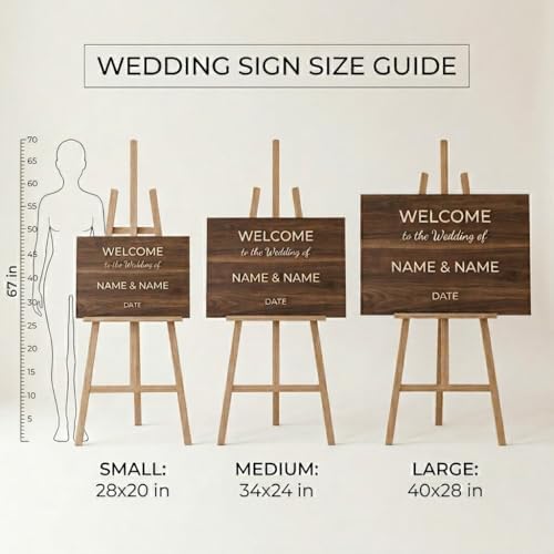 Personalized Country Garden Wedding Welcome Sign - Custom 3D Wood Ceremony Entrance & Reception Board for Rustic Barn, Estate or Backyard Venue - Multiple Sizes - Image 4