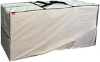 Outdoor Rectangular Cushion/Cover Storage Bag, Protective Zippered Storage Bags with Handles, 60"X20"X28" Beige - Image 2