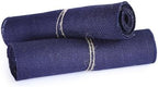 MDS® Pack of 12 Natural Burlap Table Runner, 12 x 72 Inch, Jute Rustic Farmhouse Boho Table Decor for Wedding Reception, Dining Table, Bridal Shower, Baby Shower & Party Decorations - Navy Blue - Image 5
