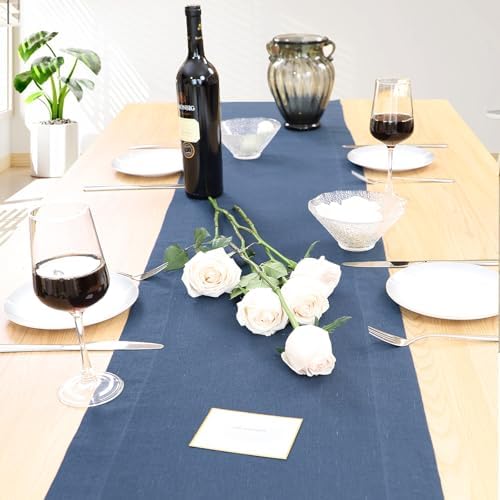 Linen Table Runner 72 Inches Long, 100% French Linen Table Runners - Image 5