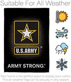 Breeze Decor U.S. Army Garden House Flag - Set Armed Forces Rangers United State American Military Veteran Retire Official - Decoration Banner Small Yard Gift Double-Sided Imported 28 X 40 - Image 6
