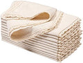 Hausattire Cloth Dinner Napkins, 12-Pack, 20x20 in, Natural by Hausattire