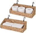 StorageWorks Woven Wall Baskets for Storage, Hanging Basket with Hooks by StorageWorks