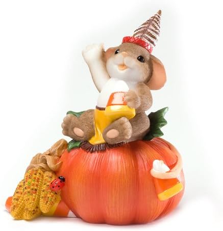 Enesco Charming Tails How's Your Holiday Figurine, 3.625-Inch by Enesco