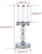 Candle Holders for Pillar Candle, Pillar Crystal Candle Holders, Candlesticks Holder for Wedding, Dining Coffee Table, Centerpieces, Home Decor CH00XM - Image 5