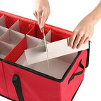 Sattiyrch Christmas Ornament Storage Box,Box Contributes Slots for 54 Holiday Ornaments 4 Inches - Image 3