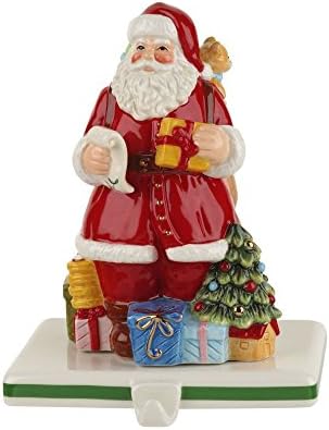 Spode Christmas Tree Santa Stocking Holder - Festive Holiday Décor by Spode