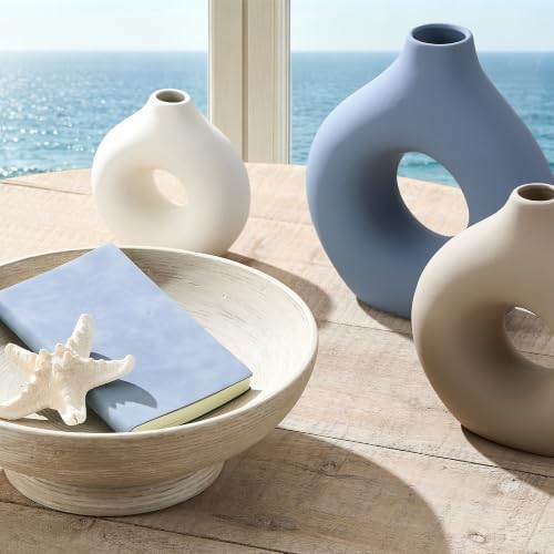 Vanselia Decorative Table Bowl Ceramic Trays Home Room Decor (11" Retro) - Image 6