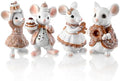Thyle 4 Pcs Christmas Gingerbread House Decorations by Thyle
