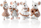 Thyle 4 Pcs Christmas Gingerbread House Decorations by Thyle