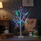 2ft Birch Tree with 72 LED Lights & Remote - Christmas Decorations Indoor, RGB Color Changing Fairy Tree | Spirit Twinkling Tree for Bedroom, Wedding, Holiday Decor | USB/Battery Powered - Image 3