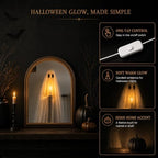 Light Up Ghost Mirror, 11 x 13.8 in Halloween Decor for Mantel & Wall - Image 5