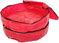 DOITOOL Storage Bag Round Handles Double Layer PE Christmas Wreath by DOITOOL