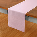Solino Home 100% Pure Linen Dining Table Runner Pink, Athena 14 x 144 in by SolinoHome