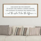 ZZJJHYWGQ Serenity Prayer, Bible Verse Wall Decor, 32''×12'', Wood - Image 3
