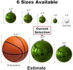 Lime Green 8.0" Extra Large Christmas Ornaments - Christmas Tree Decoration Balls Shatterproof Hanging Shiny Balls for Birthday St. Patrick's Day Easter Mardi Gras Wedding Decorations Set of 2pcs - Image 6