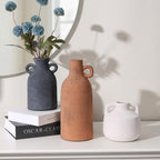 Ceramic Vase Set, 3Pcs Flower Vases for Modern Boho Farmhouse Decor, Decorative Vases for Pampas Grass & Dried Flowers, Distressed Finish - Image 6