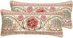 patdrea Designer Velvet Throw Pillow Cover,Set of 2,12"x28"-Kulom C by patdrea