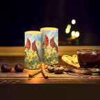 Cardinal Bird Flameless Candles 2 Pack 6 x 3 inch Battery Operated Candles with Multicolor Timer Remote Control LED Fake Candles for Warm Light Dinner Table Home Decor - Image 7