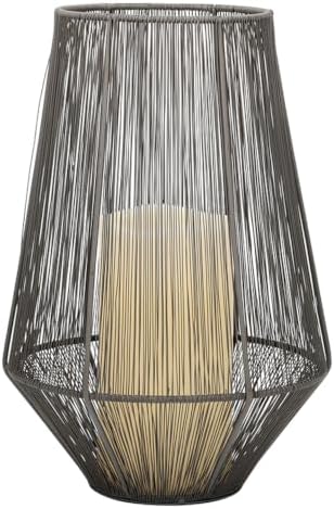 SBDS Candle Holder Tabletop Lantern Indoor Outdoor, 13.5", Metal Wire - Image 2