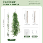 68.9ft Artificial Hanging Willow Vine Greenery Jungle Party Classroom Decor - Image 2