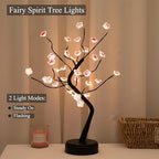 PXBNIUYA 36 LED Cherry Blossom Sparkly Fairy Spirit Tree Lights Warm White - Image 4