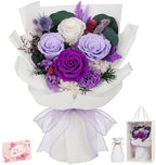 Flowers for Delivery Prime Preserved Real Roses Bouquet Save 3-5 Years by TYLTYS