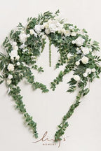 Ling's Moment 6.5FT Floral Garland Sage Green & White - Image 5