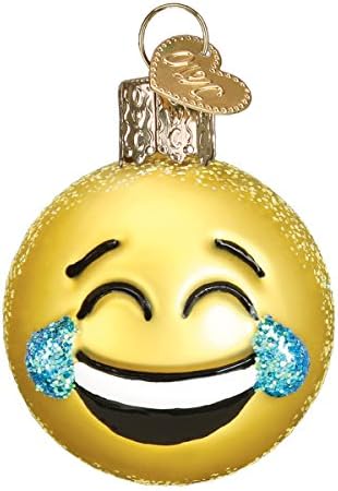 Old World Christmas Ornaments: Mini Ornament Sets Glass Blown Ornaments for Christmas Tree, Emojis - Image 6