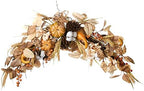National Tree Company Artificial Autumn Door Decoration, Decorated with Pine Cones, Pumpkins, Gourds, Assorted Leaves, Autumn Collection, 36 Inches by NationalTreeCompany