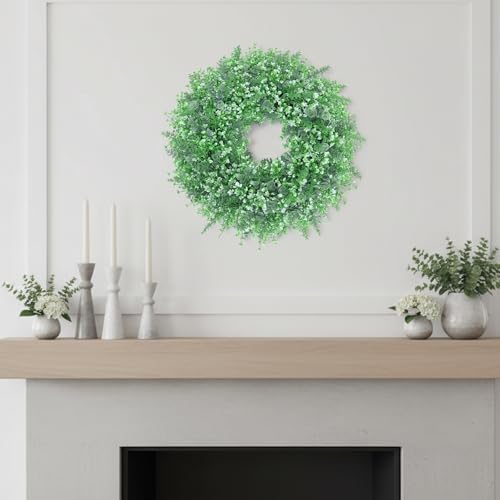 26in Wreath for Front Door, Farmhouse Wall Home Decor - Image 4