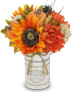 Fall Centerpieces for Tables Fall Flowers in Vase Fall Floral Arrangement by Oairse
