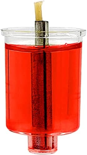 The Dreidel Company Hanukkah Pre-Filled 100 Percent Olive Oil Glass Cup Candles, 2.5 Hours, Pre-Filled Ready to Use - 44 Cups for All 8 Nights of Hanukkah - Image 5