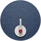 Chilewich Bamboo Placemats Set of 4, Round Woven Placemats by Chilewich
