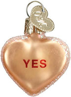 Old World Christmas Conversation Hearts Candy Glass Blown Ornament for Christmas Tree, Handcrafted Holiday Decoration, Valentine Collection - Image 5