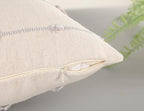 NUYECY Set of 2 Boho Throw Pillow Covers 26x26,Stone Grey and White Neutral Couch Pillow Case with Tassel Fringe Decorative,Modern Accent Farmhouse Cushion Covers for Sofa Couch Bed Living Room - Image 4